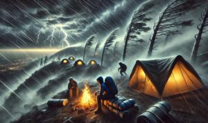 Menghadapi Badai saat Camping