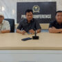 DPRD Provinsi Jambi menyampaikan keterangan Pers terkait pembentukan dua Pansus, Sabtu (8/3). Foto : Istimewa