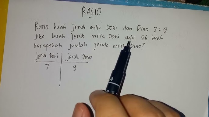 Contoh Soal Rasio Kelas 6