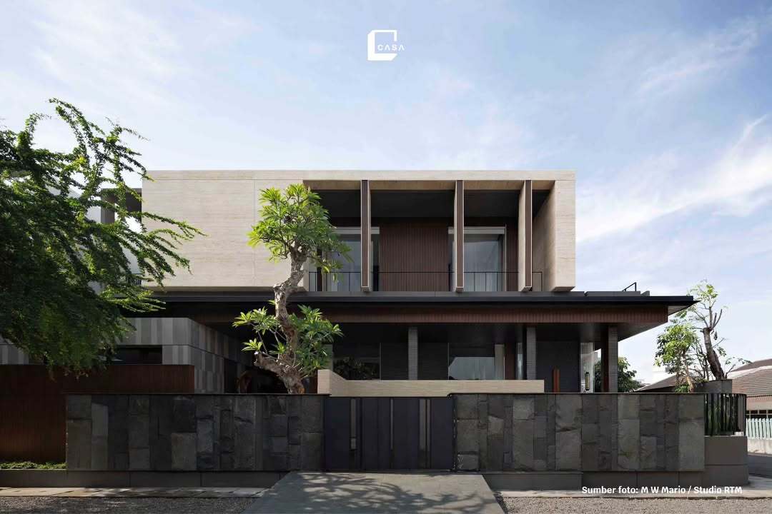 Desain Fasad Rumah Modern