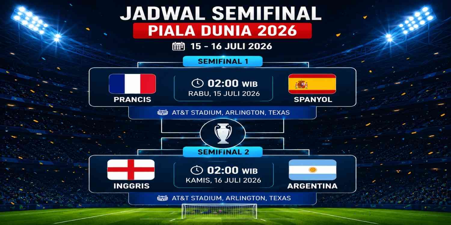 Jadwal Semifinal Piala Dunia
